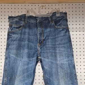 Wrangler Slim Straight Men's Jeans - Blue Denim 36x34